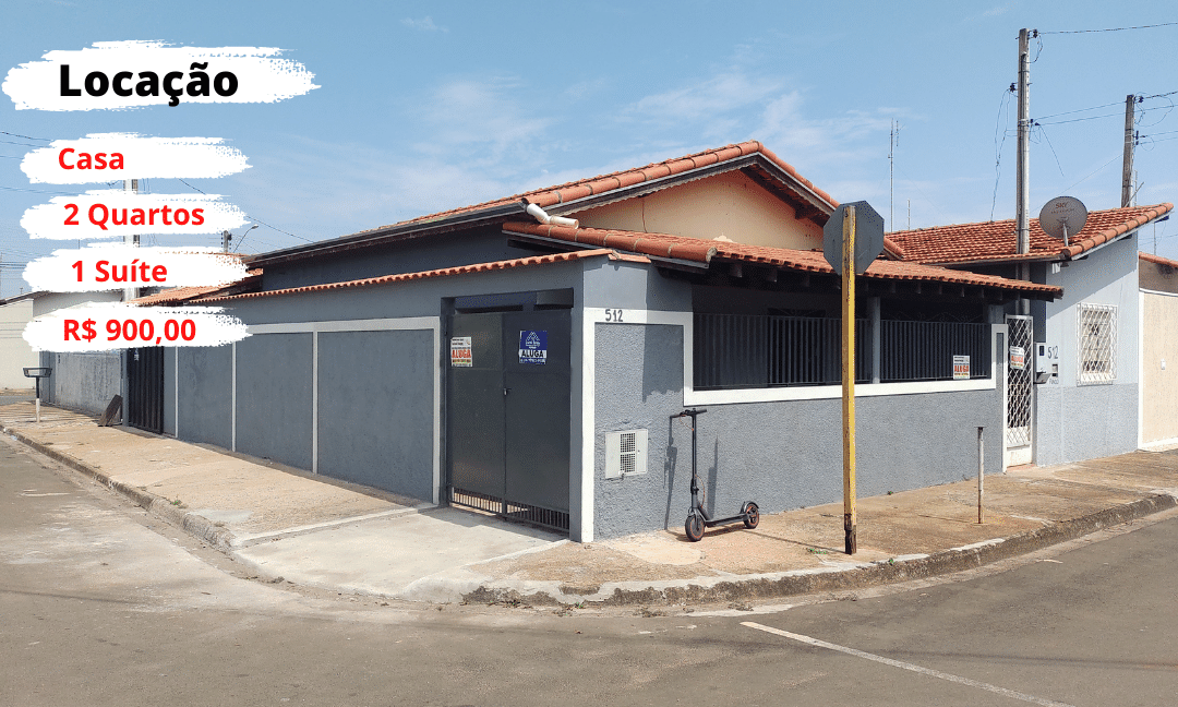 Casa com suíte para locação