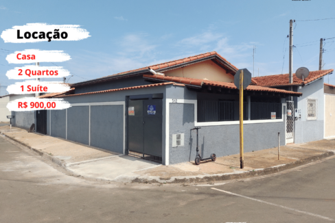 Casa com suíte para locação