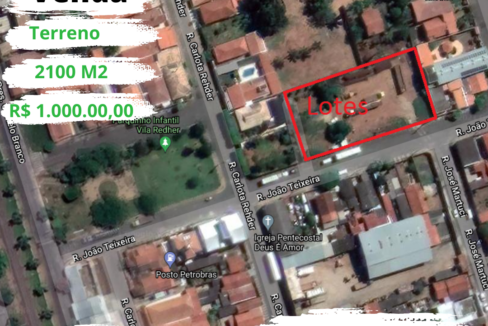 Lote a venda em Aguaí