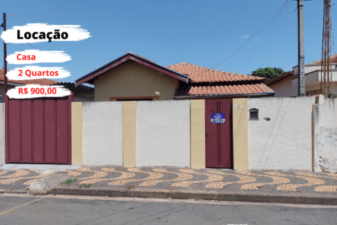 Casa para locação no centro de Aguaí