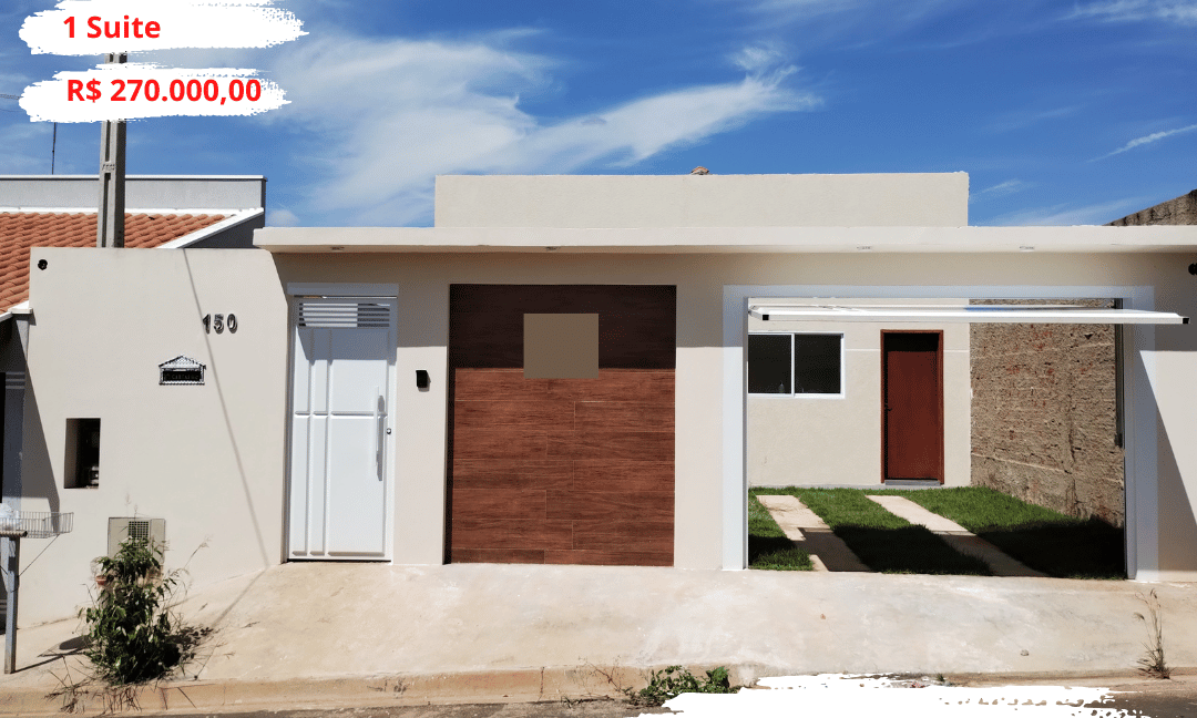 Casa a venda com dois dormitorios