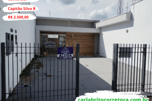 Ponto comercial na Capitão Silva Borges