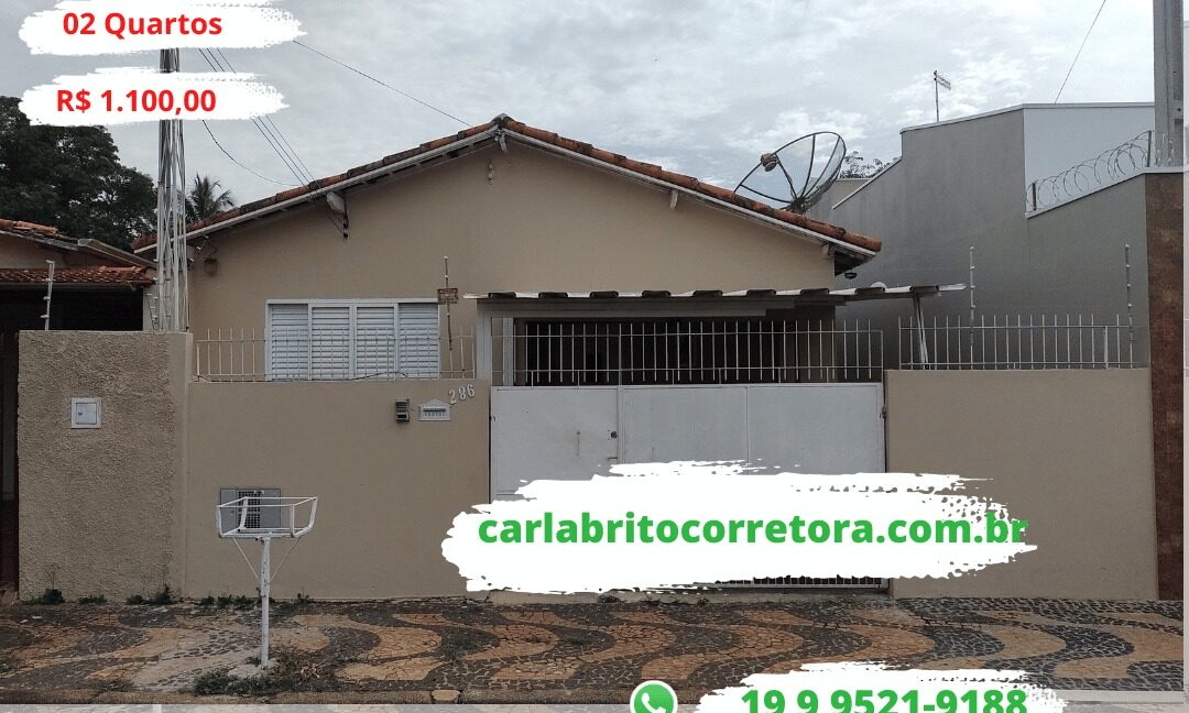 Locação - Jd Primavera - 02 Quartos